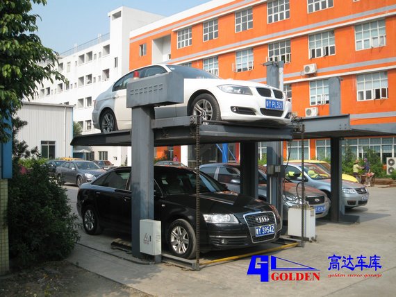 二立柱簡易升降立體車庫設(shè)備